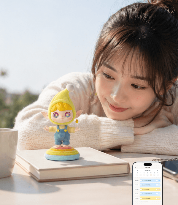 A user records a reminder in the Patchiverse App